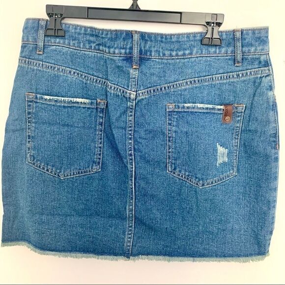 Roxy Icon Denim Mini Skirt NWT Size XL - Picture 10 of 13